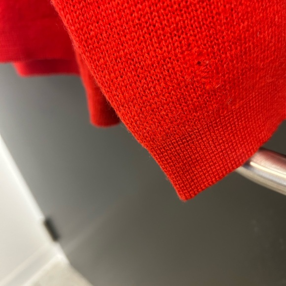 Rossignol M-L vintage wool sweater with tiny bear logo one striped sleeve EVC - Picture 16 of 16